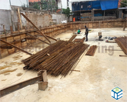 Blue Star - Reinforcement work started for foundation on 7th Feb 2013 Thumb